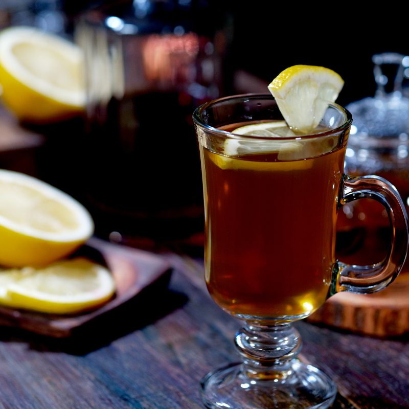 Toddy with honey and lemon